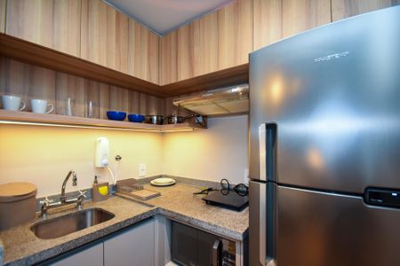 Studio à venda com 25m², 1 quarto e sem vagacozinha