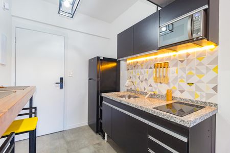 Studio para alugar com 24m², 1 quarto e sem vaga Studio para alugar com 24m², 1 quarto e sem vagaCozinha