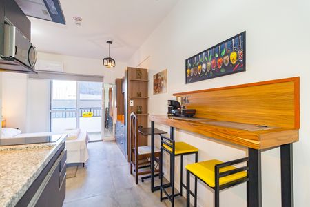 Studio para alugar com 24m², 1 quarto e sem vaga Studio para alugar com 24m², 1 quarto e sem vagaCozinha