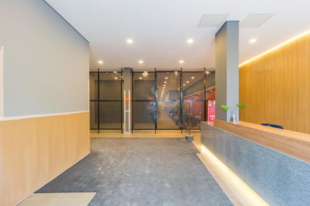 Studio para alugar com 24m², 1 quarto e sem vaga Studio para alugar com 24m², 1 quarto e sem vagaHall social