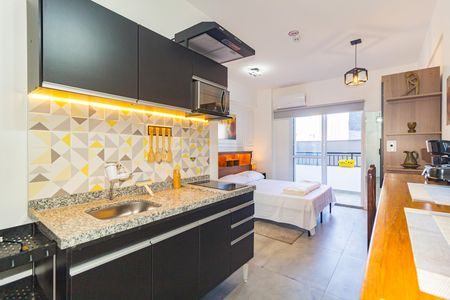 Studio para alugar com 24m², 1 quarto e sem vaga Studio para alugar com 24m², 1 quarto e sem vagaCozinha