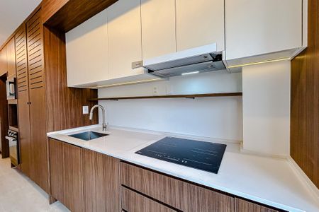 Apartamento para alugar com 75m², 2 quartos e 1 vagaDetalhe da cozinha