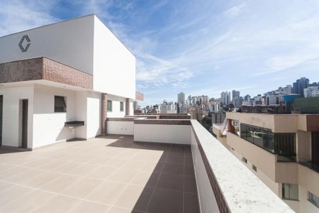 Área externa - cobertura  de apartamento à venda com 3 quartos, 184m² em Buritis, Belo Horizonte