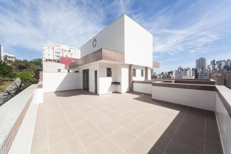Área externa - cobertura  de apartamento à venda com 3 quartos, 184m² em Buritis, Belo Horizonte