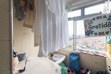 Área de Serviço de apartamento para alugar com 2 quartos, 62m² em Jardim Andarai, São Paulo
