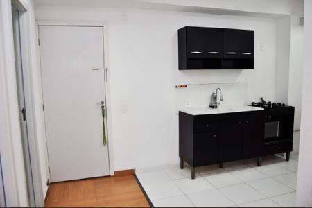 Apartamento para alugar com 33m², 2 quartos e sem vagaDetalhe - Cozinha Americana
