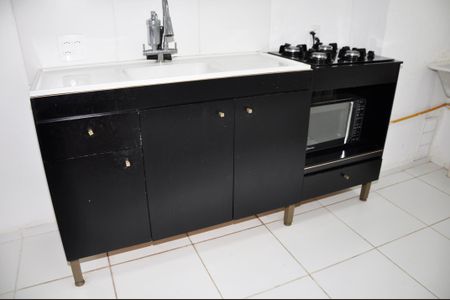 Apartamento para alugar com 33m², 2 quartos e sem vagaDetalhe - Cozinha Americana