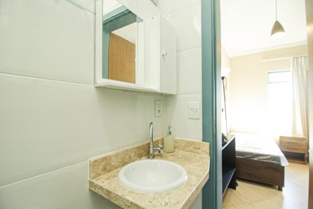 Studio para alugar com 20m², 1 quarto e sem vaga Studio para alugar com 20m², 1 quarto e sem vagaBanheiro