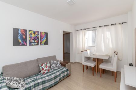 Sala de apartamento para alugar com 2 quartos, 54m² em Planalto, Belo Horizonte