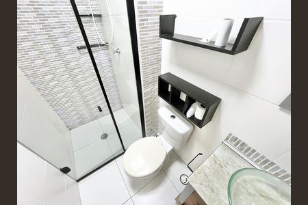 Studio para alugar com 37m², 1 quarto e sem vaga Studio para alugar com 37m², 1 quarto e sem vagaBanheiro da Suíte