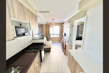 Studio para alugar com 37m², 1 quarto e sem vaga Studio para alugar com 37m², 1 quarto e sem vagaSala/Cozinha