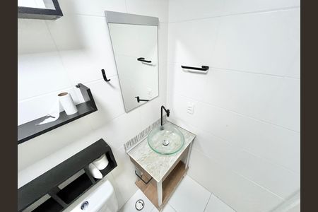 Studio para alugar com 37m², 1 quarto e sem vaga Studio para alugar com 37m², 1 quarto e sem vagaBanheiro da Suíte