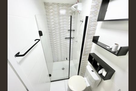 Studio para alugar com 37m², 1 quarto e sem vaga Studio para alugar com 37m², 1 quarto e sem vagaBanheiro da Suíte