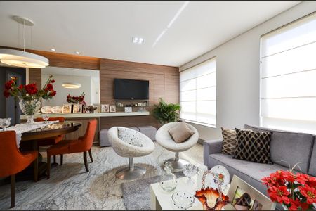 Sala de Estar de apartamento à venda com 3 quartos, 91m² em São Lucas, Belo Horizonte
