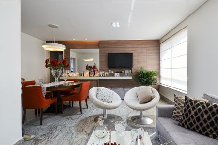 Sala de Estar de apartamento à venda com 3 quartos, 91m² em São Lucas, Belo Horizonte