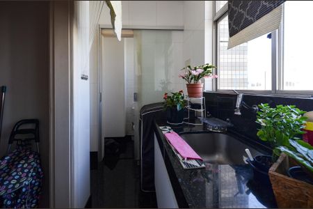 Área de Serviço de apartamento à venda com 3 quartos, 91m² em São Lucas, Belo Horizonte