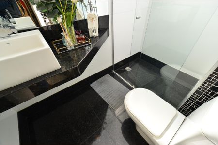 Banheiro Social de apartamento à venda com 3 quartos, 91m² em São Lucas, Belo Horizonte