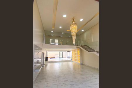 Sala de casa de condomínio para alugar com 4 quartos, 402m² em Residencial Goiânia Golfe Clube, Goiânia