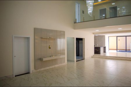 Sala de casa de condomínio para alugar com 4 quartos, 402m² em Residencial Goiânia Golfe Clube, Goiânia