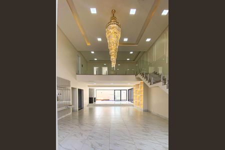 Sala de casa de condomínio para alugar com 4 quartos, 402m² em Residencial Goiânia Golfe Clube, Goiânia
