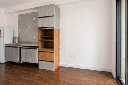 Cozinha de kitnet/studio para alugar com 1 quarto, 24m² em Vila Olímpia, São Paulo