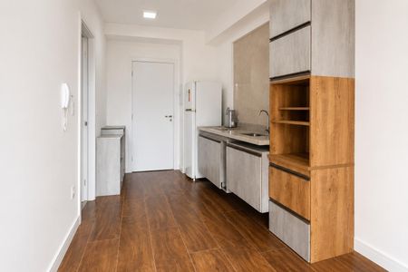 Cozinha de kitnet/studio para alugar com 1 quarto, 24m² em Vila Olímpia, São Paulo