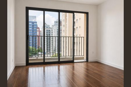 Sala / Quarto de kitnet/studio para alugar com 1 quarto, 24m² em Vila Olímpia, São Paulo