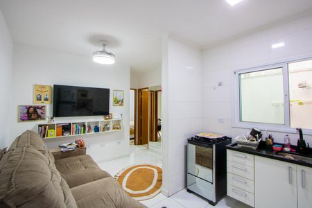 Sala de apartamento para alugar com 2 quartos, 44m² em Parque Marajoara, Santo André
