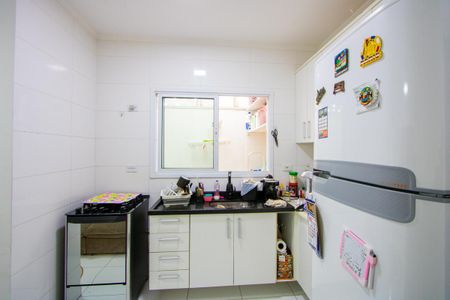 Cozinha de apartamento à venda com 2 quartos, 44m² em Parque Marajoara, Santo André