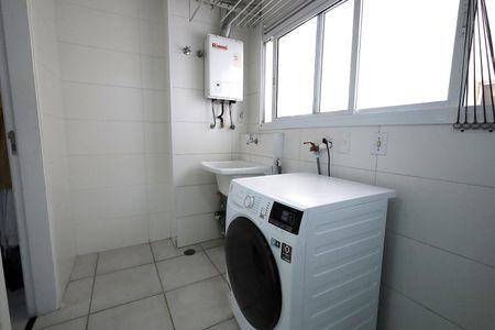 Área de Serviço de apartamento à venda com 3 quartos, 118m² em Vila Bastos, Santo André
