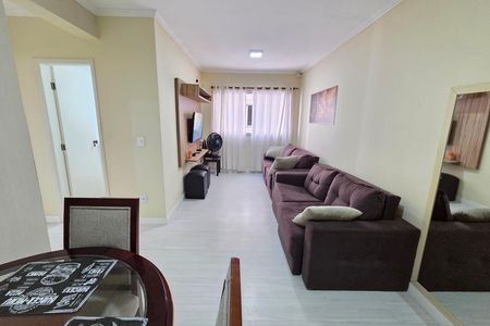 Sala de apartamento para alugar com 2 quartos, 84m² em Aviação, Praia Grande