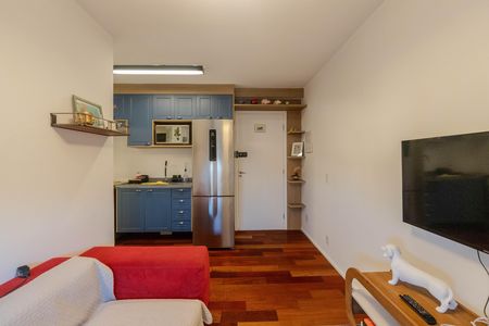 Sala de apartamento para alugar com 1 quarto, 25m² em Bela Vista, São Paulo
