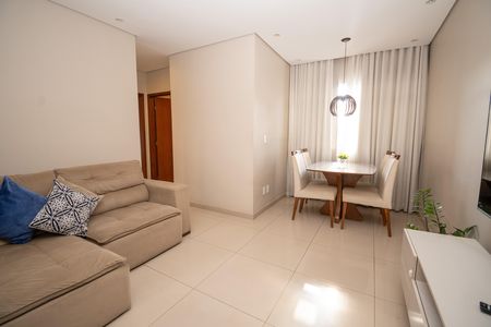 Sala de apartamento à venda com 3 quartos, 59m² em Fonte Grande, Contagem