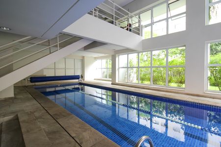 Área comum - Piscina de apartamento para alugar com 1 quarto, 74m² em Moema, São Paulo