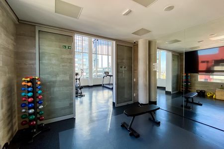 Studio para alugar com 32m², 1 quarto e sem vaga Studio para alugar com 32m², 1 quarto e sem vagaAcademia