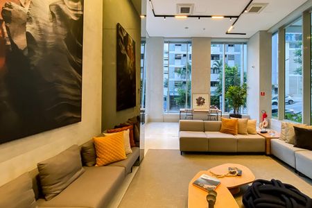 Studio para alugar com 32m², 1 quarto e sem vaga Studio para alugar com 32m², 1 quarto e sem vagaHall Entrada