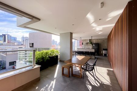 Studio para alugar com 32m², 1 quarto e sem vaga Studio para alugar com 32m², 1 quarto e sem vagaChurrasqueira