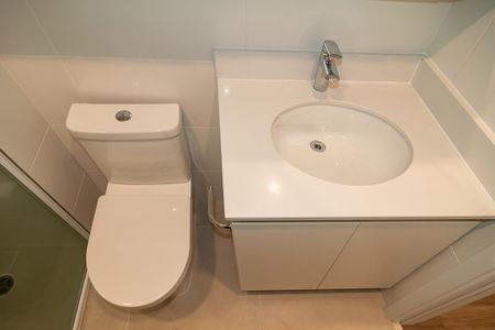 Studio para alugar com 32m², 1 quarto e sem vaga Studio para alugar com 32m², 1 quarto e sem vagaBanheiro