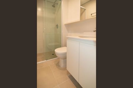 Studio para alugar com 32m², 1 quarto e sem vaga Studio para alugar com 32m², 1 quarto e sem vagaBanheiro