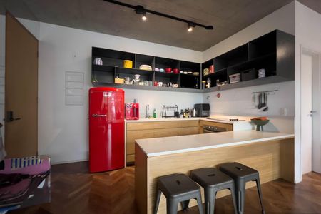 Cozinha de kitnet/studio à venda com 1 quarto, 45m² em Vila Mariana, São Paulo