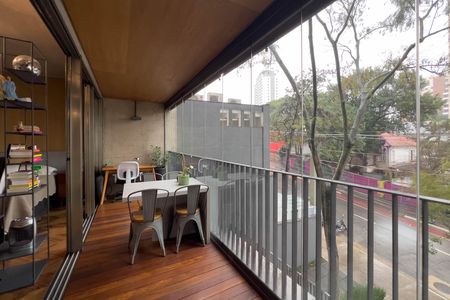 Studio à venda com 45m², 1 quarto e 1 vagaVaranda