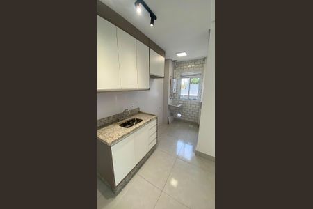 Cozinha de apartamento para alugar com 2 quartos, 48m² em Jardim Veneza, Indaiatuba