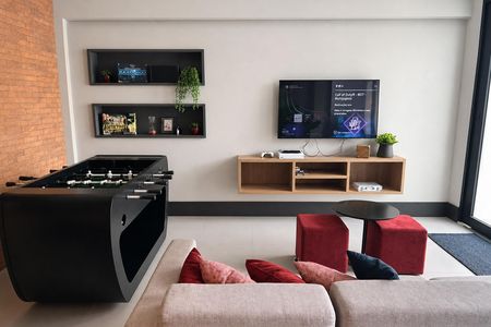 Salão de jogos de apartamento à venda com 3 quartos, 93m² em Campestre, Santo André