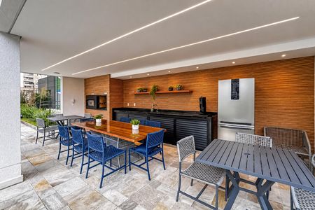 Área comum - Churrasqueira de apartamento à venda com 3 quartos, 93m² em Campestre, Santo André