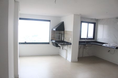 Sala de apartamento à venda com 3 quartos, 93m² em Campestre, Santo André