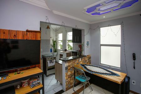 Sala de apartamento à venda com 2 quartos, 48m² em Conceição, Diadema