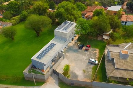 Imagem aérea de kitnet/studio para alugar com 1 quarto, 20m² em Chácaras Alvorada, Indaiatuba