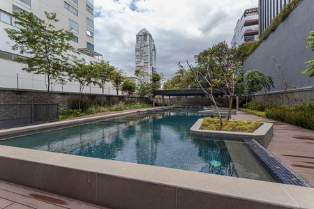 Área comum - Piscina de kitnet/studio para alugar com 1 quarto, 46m² em Vila Olímpia, São Paulo