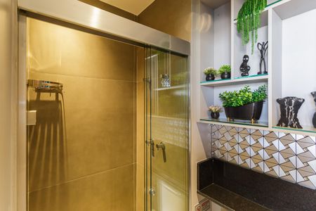 Studio para alugar com 46m², 1 quarto e 1 vaga Studio para alugar com 46m², 1 quarto e 1 vagaBanheiro