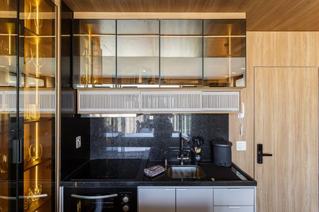Studio para alugar com 46m², 1 quarto e 1 vaga Studio para alugar com 46m², 1 quarto e 1 vagaCozinha